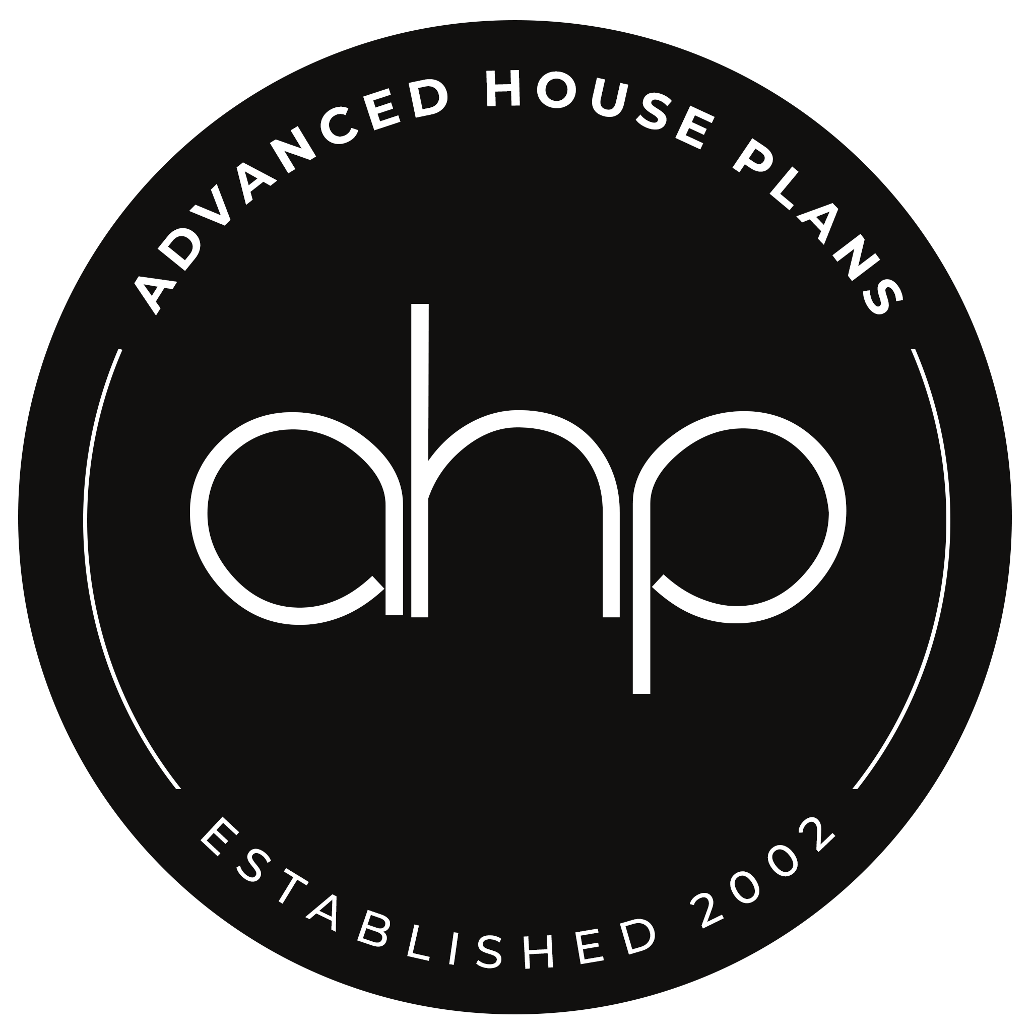 Advanced House Plans Round Logo