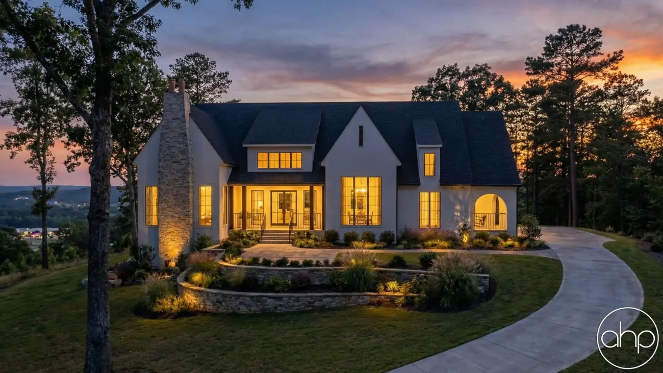 Modern Ranch Custom House Plan Photos | Ahmann Design, image size:1300x731