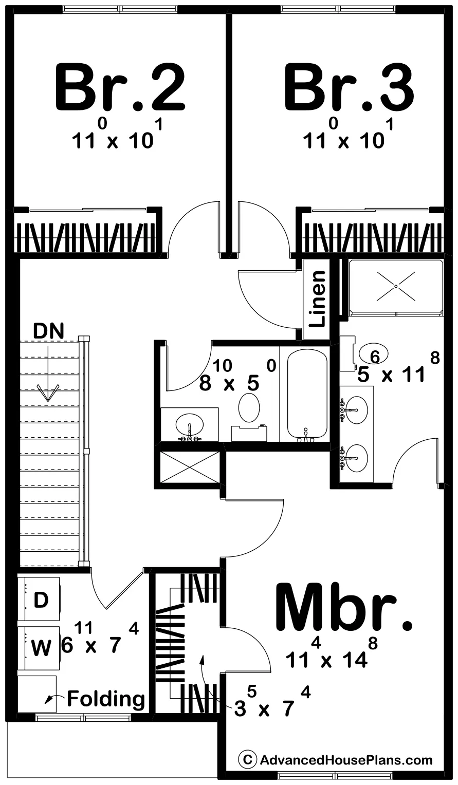 Second Floor floor plan