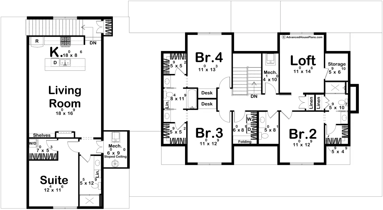 Second Floor floor plan