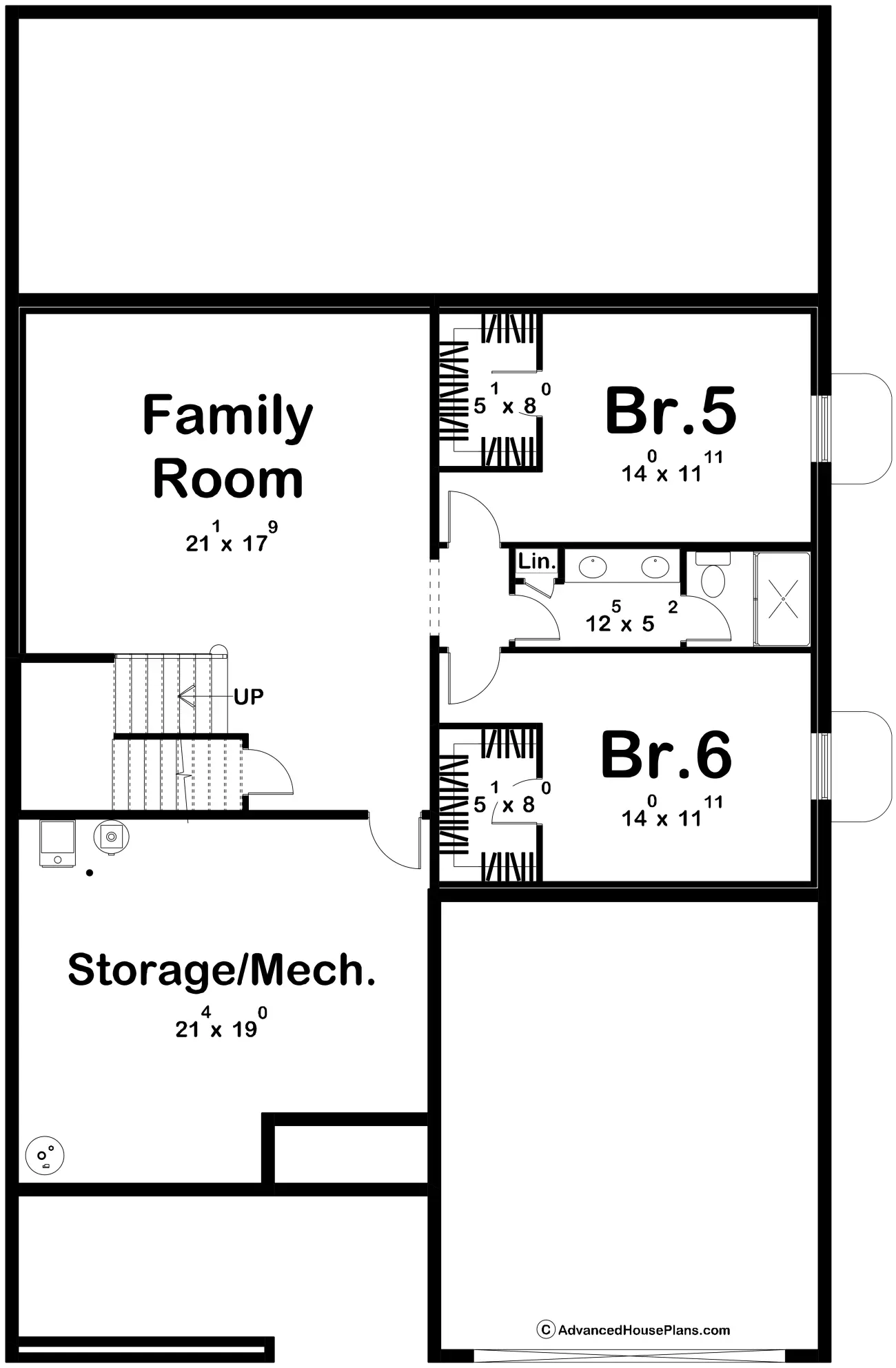 Basement floor plan