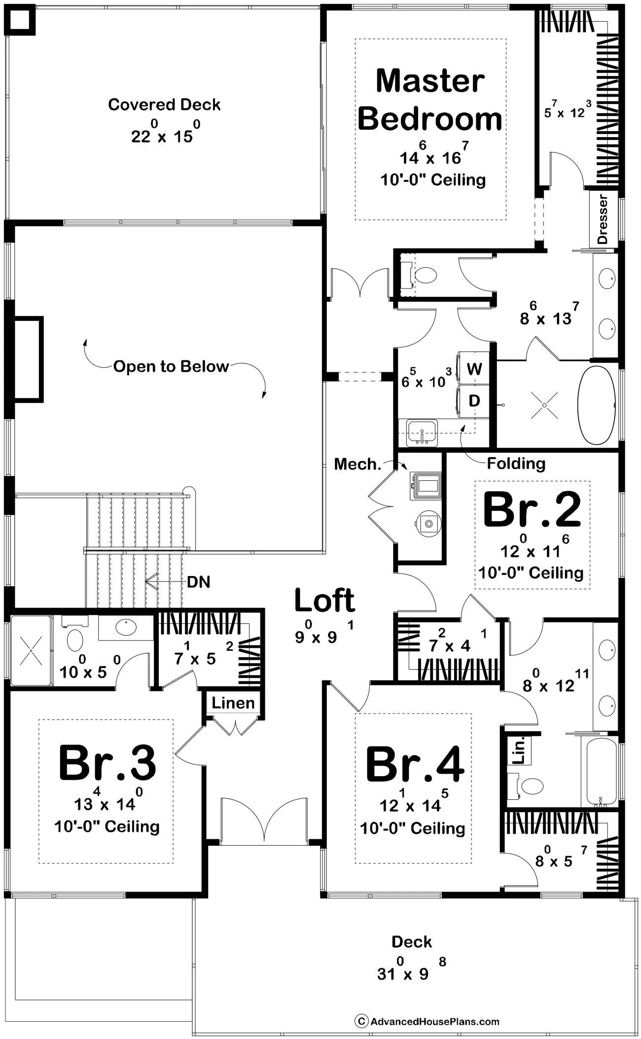 Second Floor floor plan