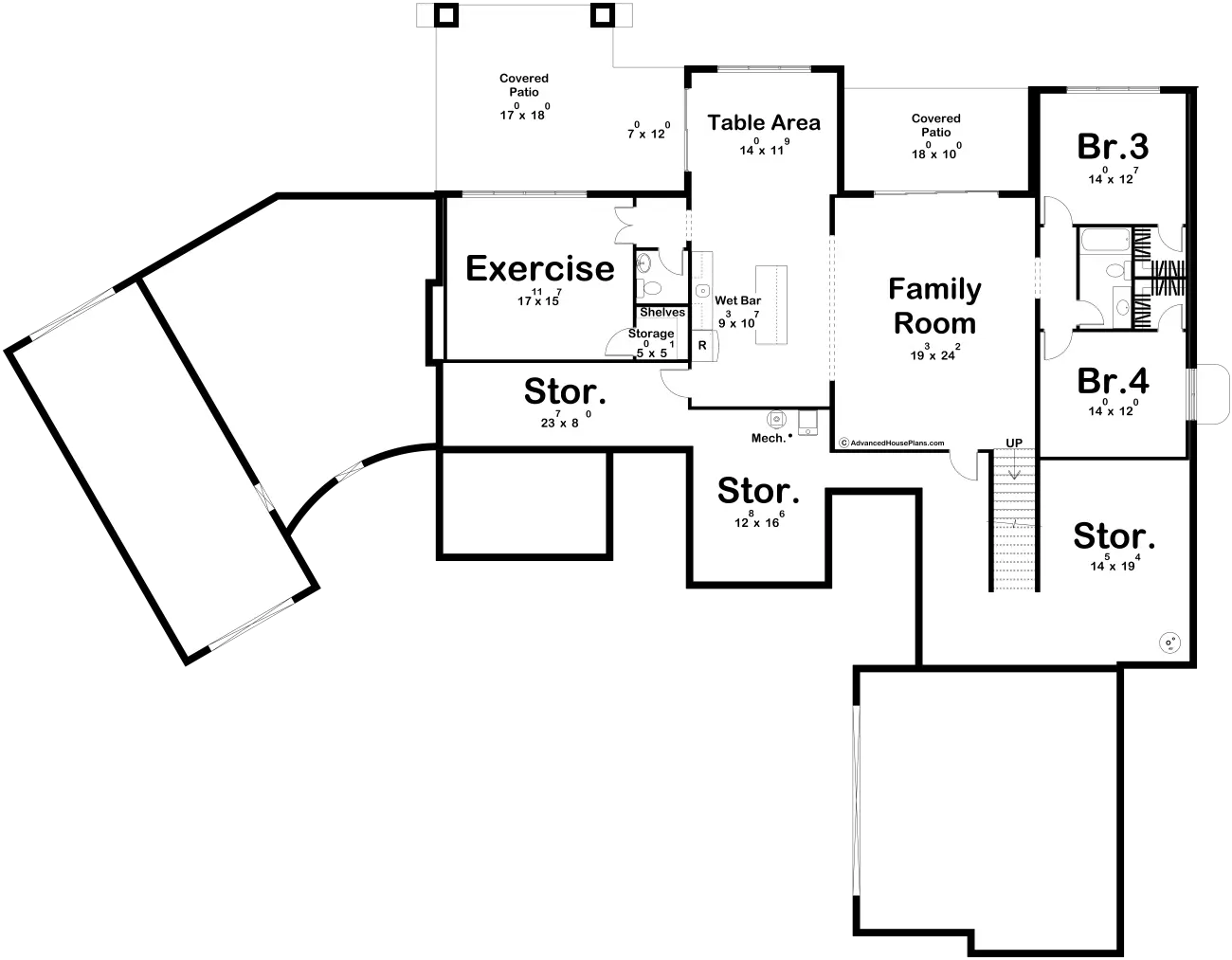 Basement floor plan