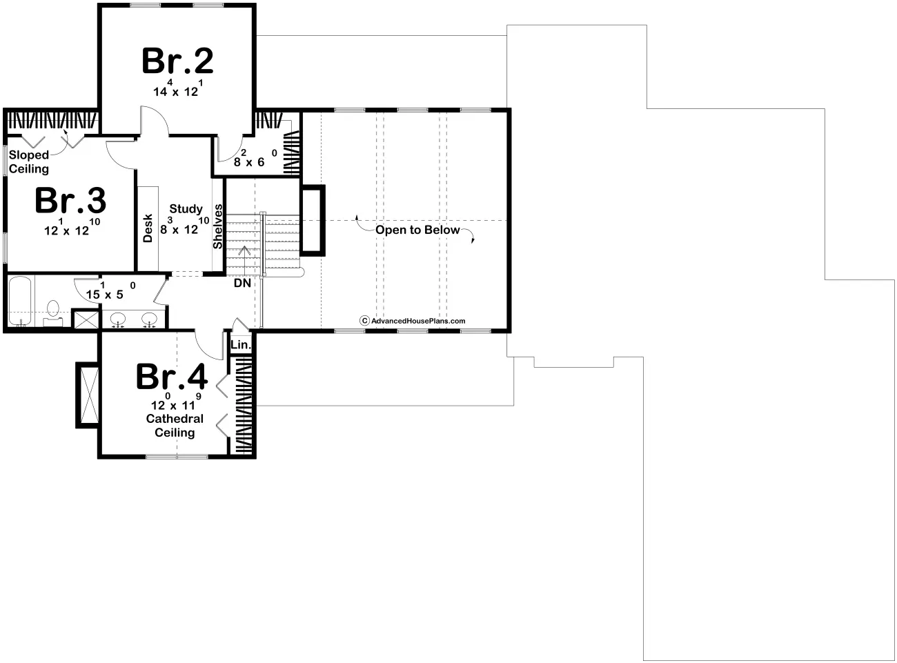 Second Floor floor plan