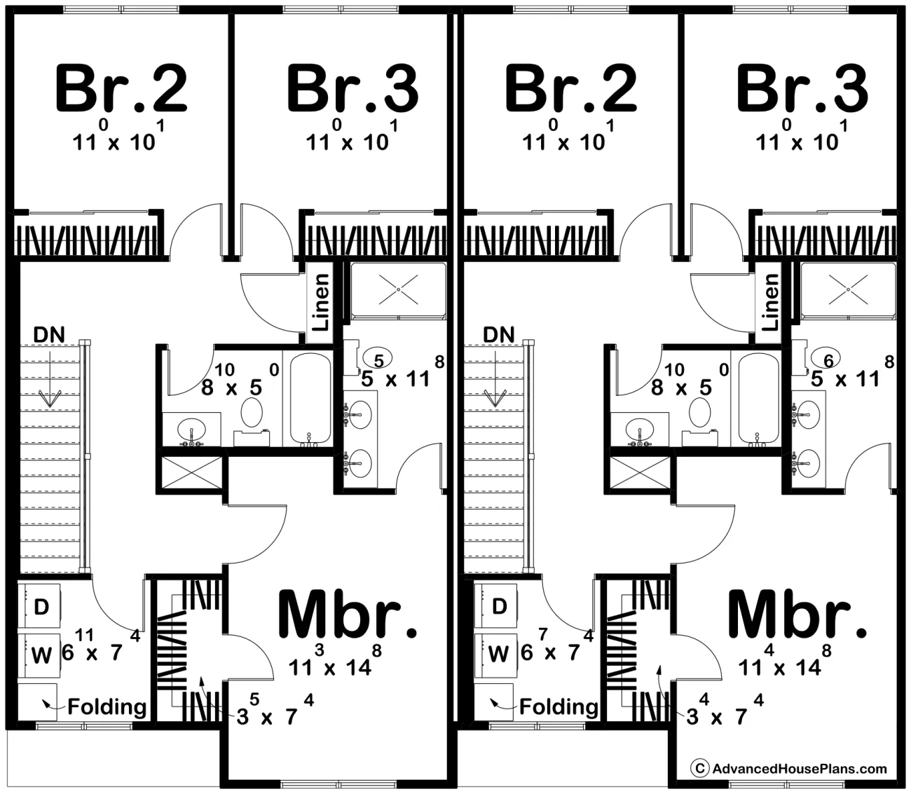 Second Floor floor plan