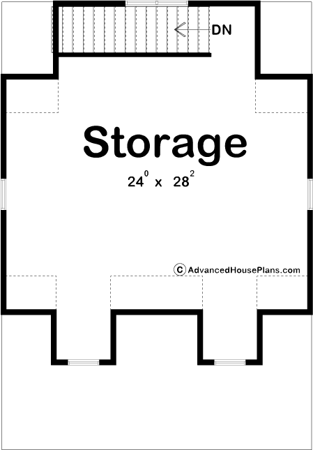 Traditional Garage Plan | Thayer