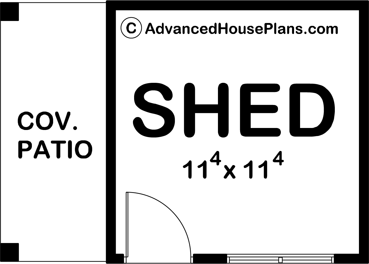 Cottage Style Shed Plan | Saline