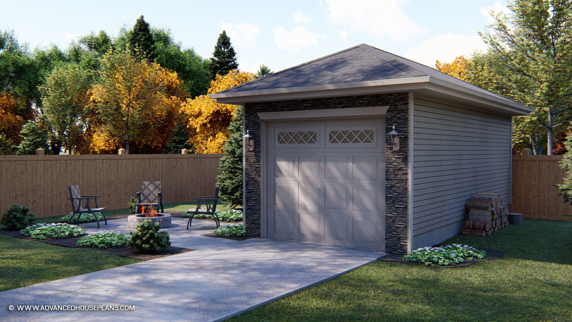 Traditional Garage Plan | Dundy