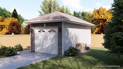 Traditional Garage Plan | Dawson