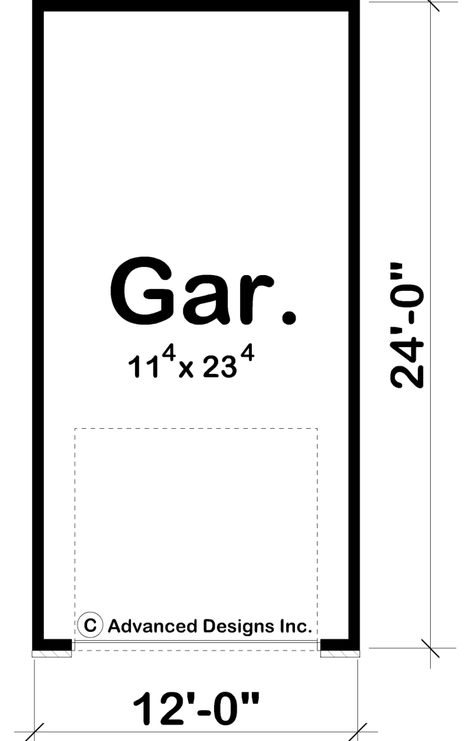 Traditional Garage Plan | Colfax