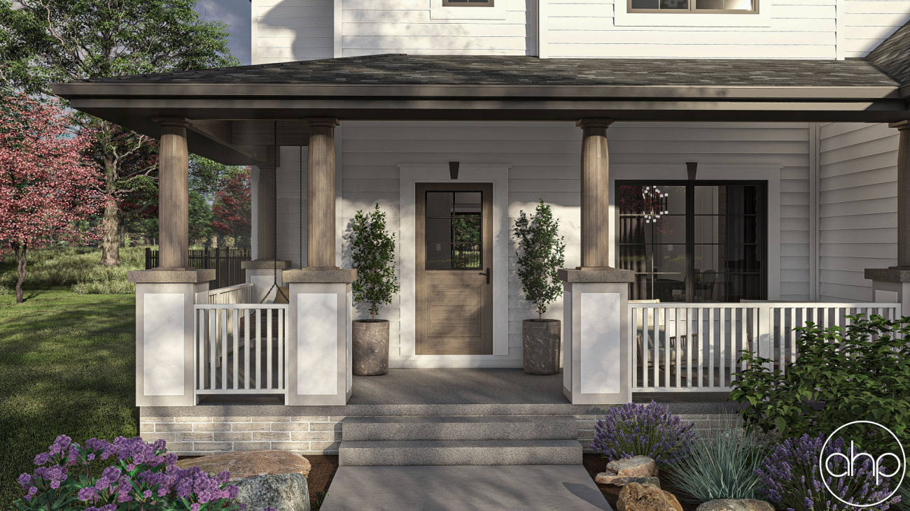 2 Story Traditional House Plan | McKinley