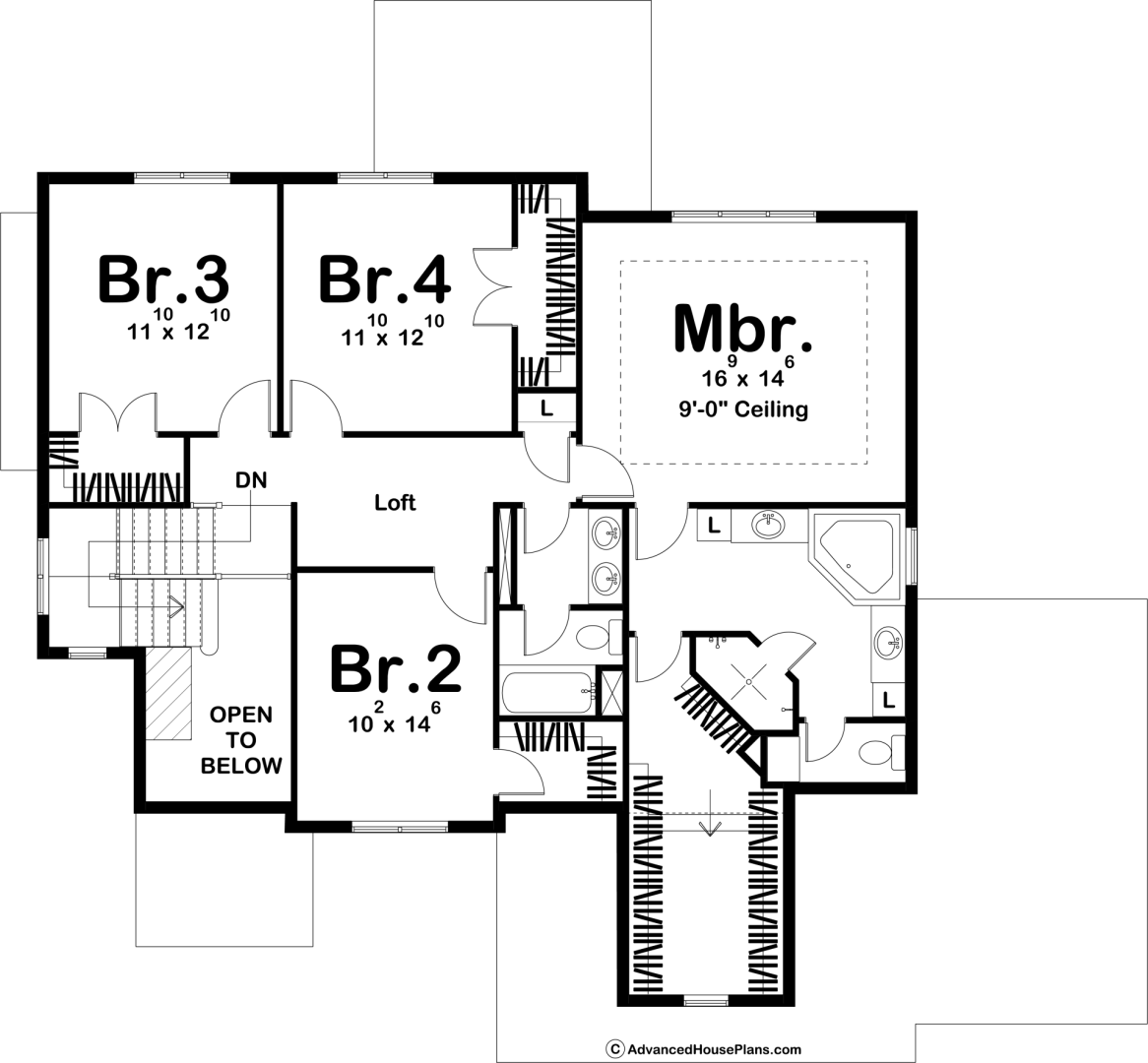 2 Story Mediterranean House Plan | Tuscan