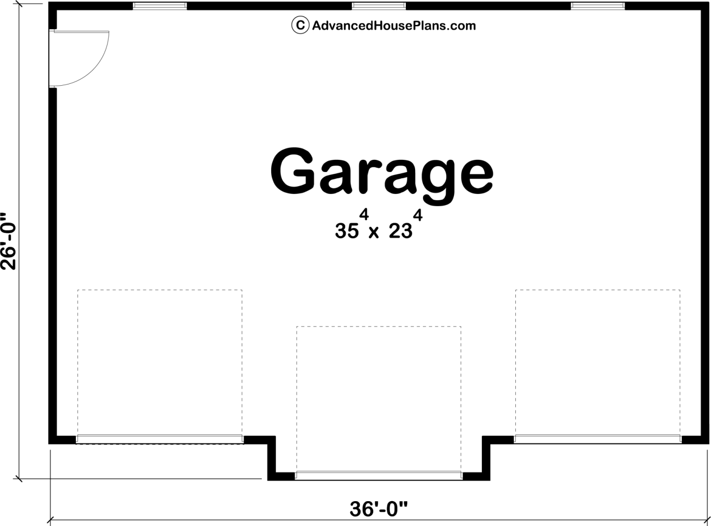 Traditional Garage Plan | Copeland