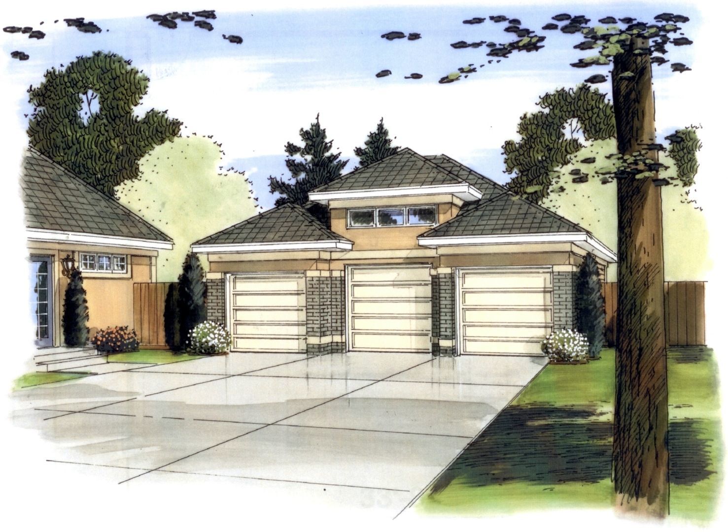 Traditional Garage Plan | Kendall