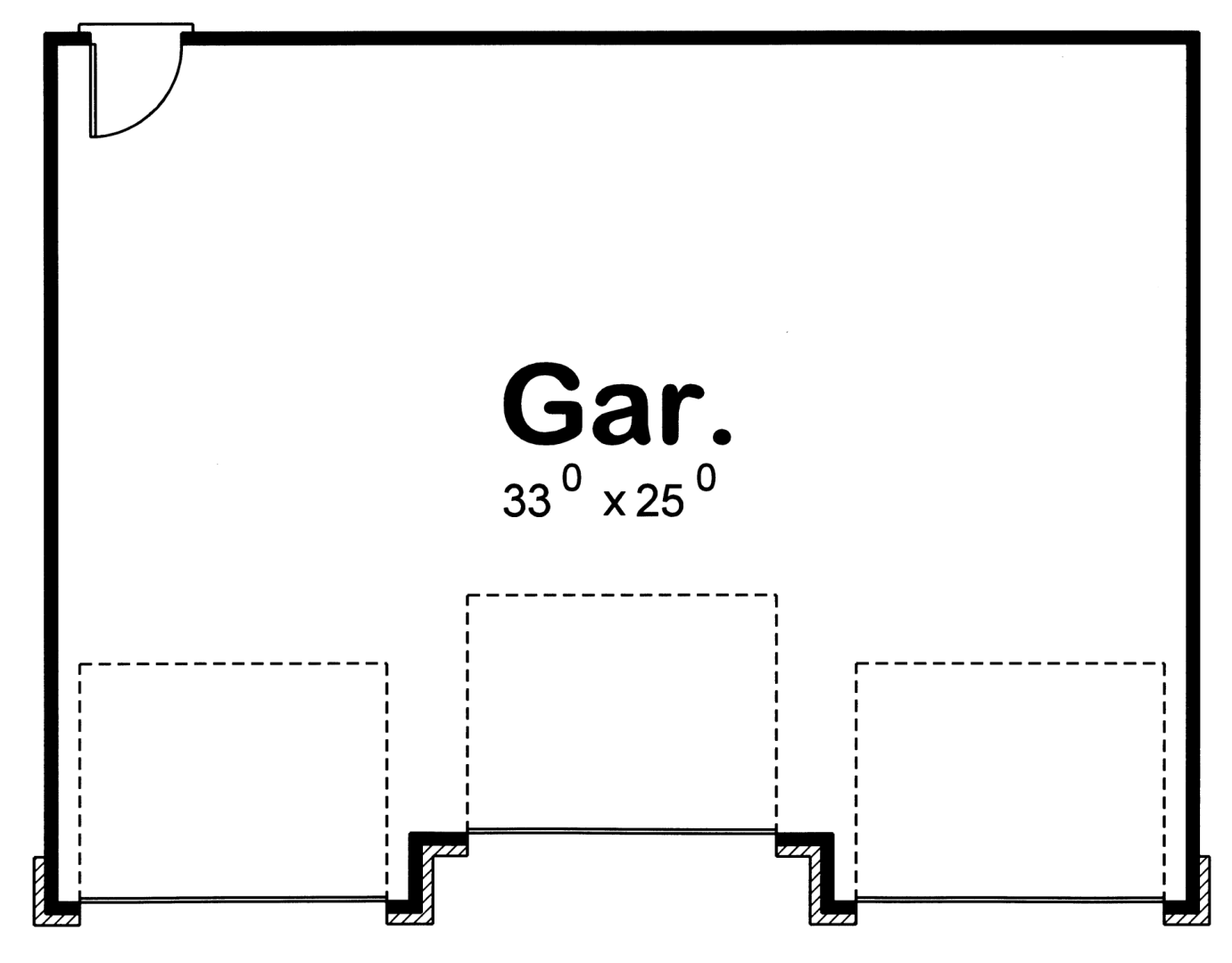 Traditional Garage Plan | Kendall