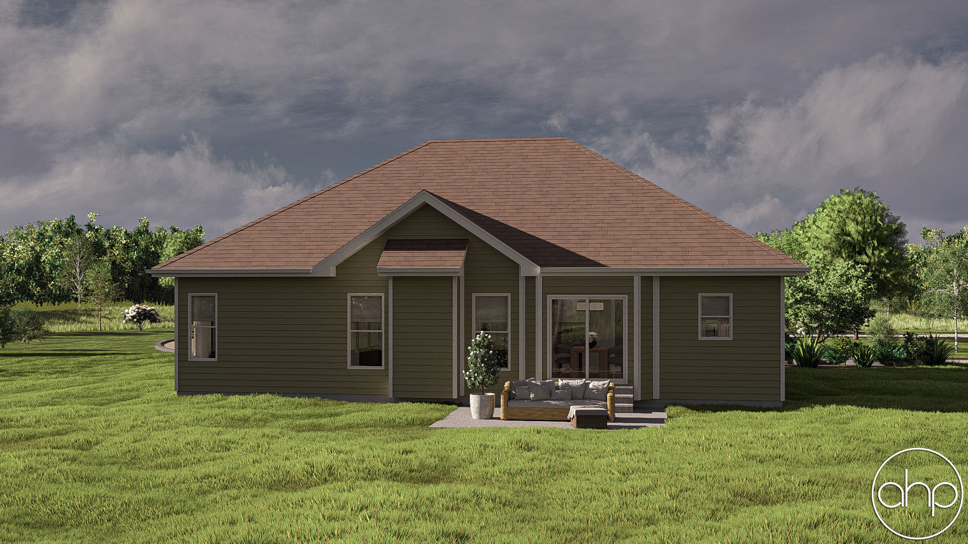 Affordable Small 1 Story Traditional House Plan with 3 Bedrooms| Springhill