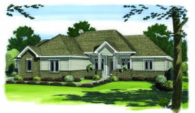 1 Story Traditional House Plan | Tillman