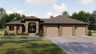 1 Story Mediterranean House Plan | Banberry