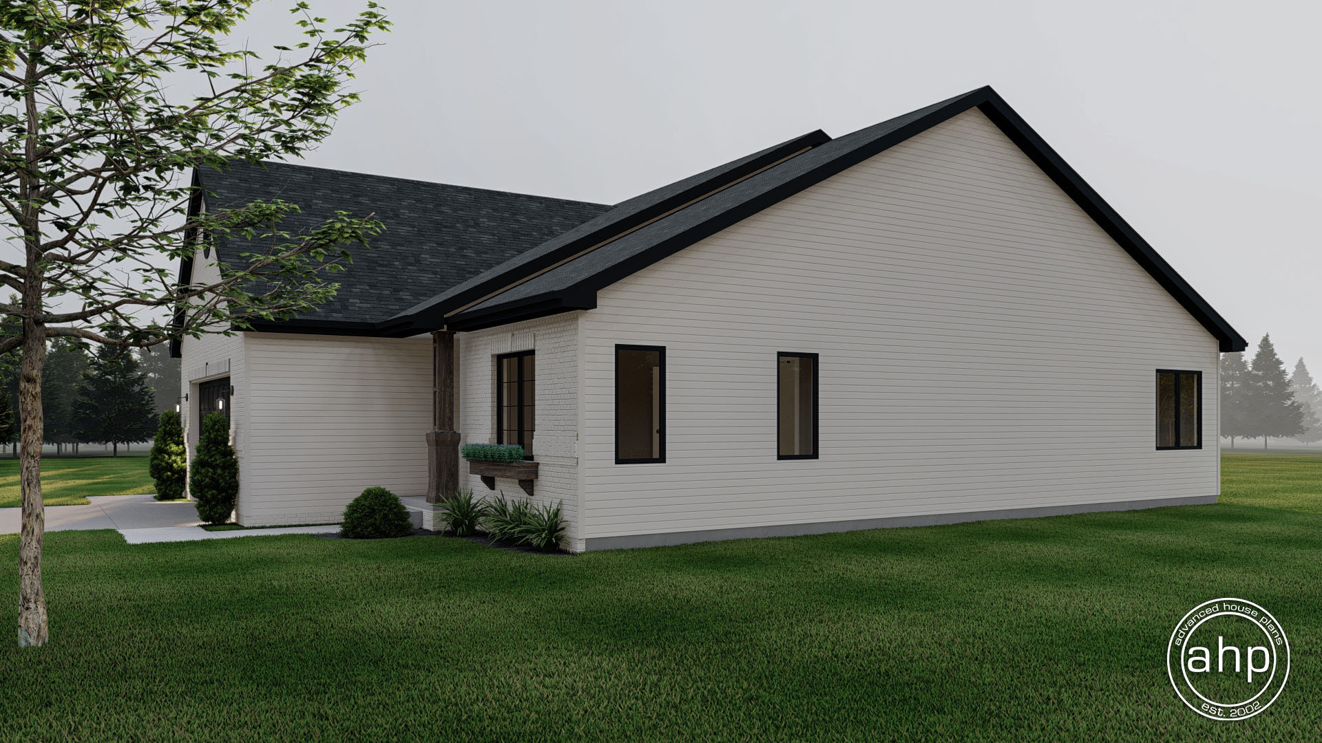 1 Story Traditional House Plan | Kelton