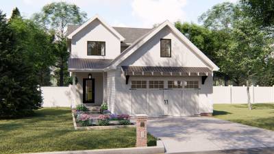 2 Story Traditional House Plan | Macon