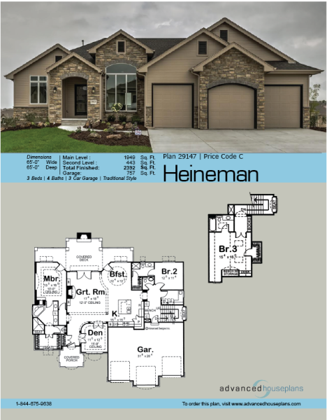 1 1 2 Story Traditional House Plan Heinman | 1 1 2 story traditional house plan heinman 1 1 2 Story Traditional House Plan Heinman | 1 1 2 story traditional house plan heinman