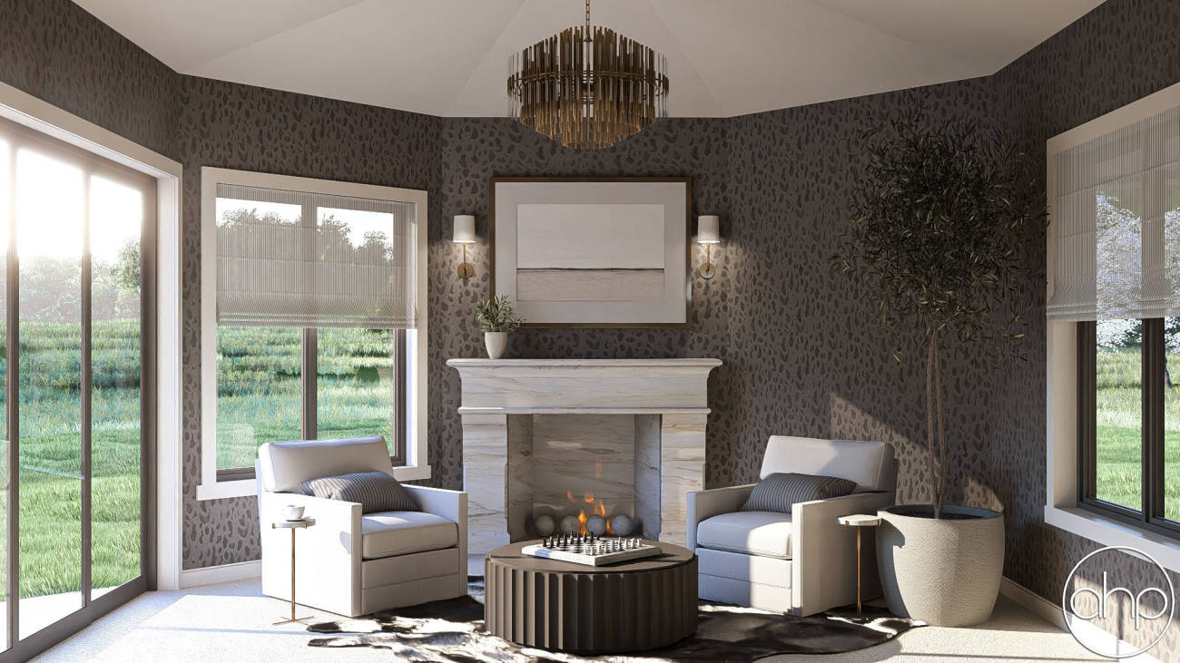 1.5 Story Mediterranean House Plan | Collamore