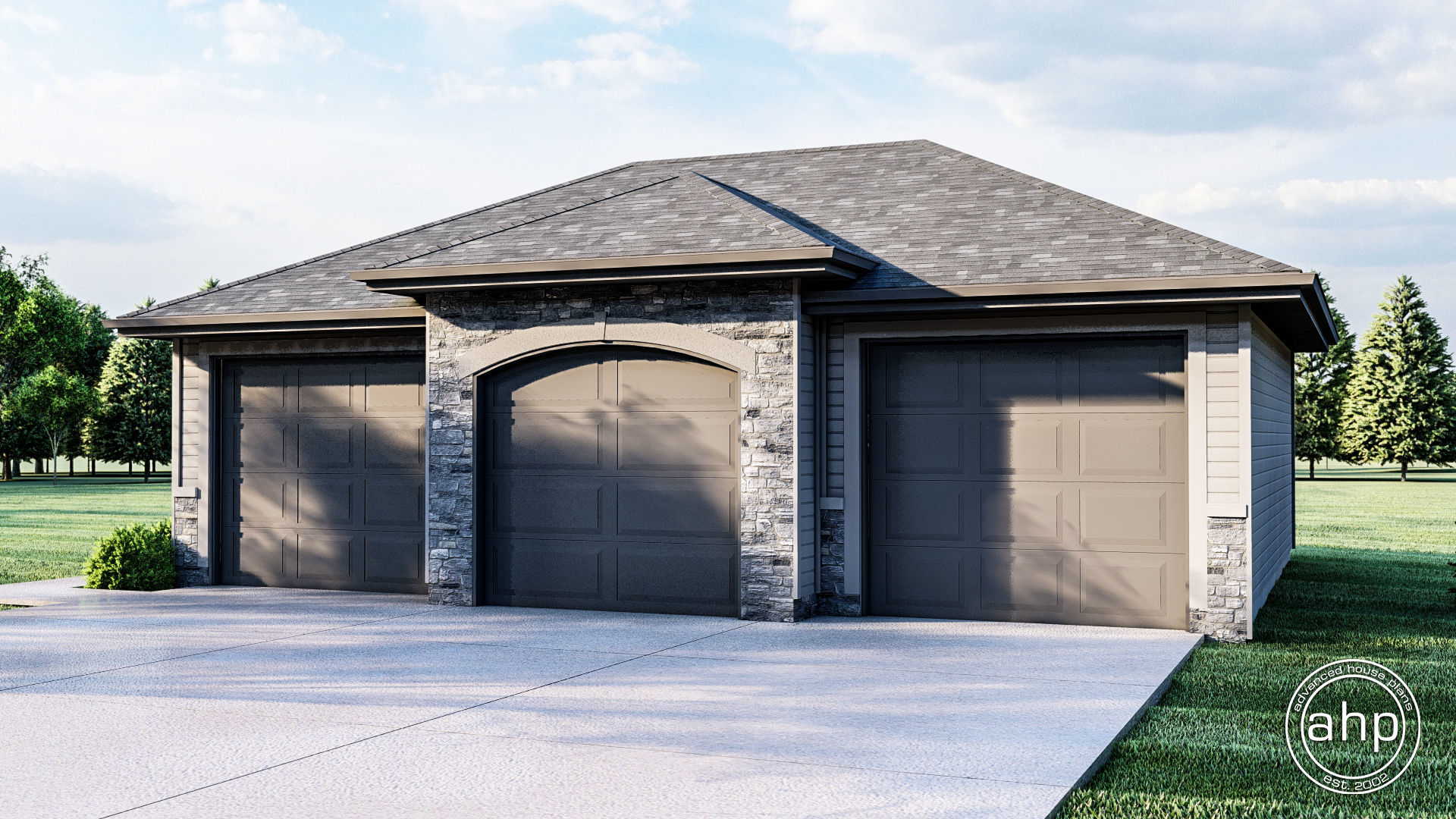 Mediterranean Style Garage Plan | Allan