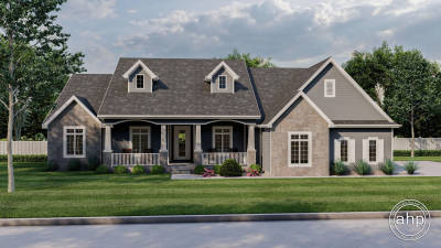 1 Story Farmhouse House Plan | Linwood