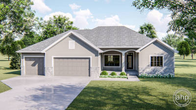 1 Story Traditional House Plan | Larkin