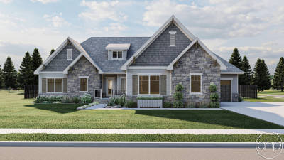 1 Story Traditional House Plan | Alexander