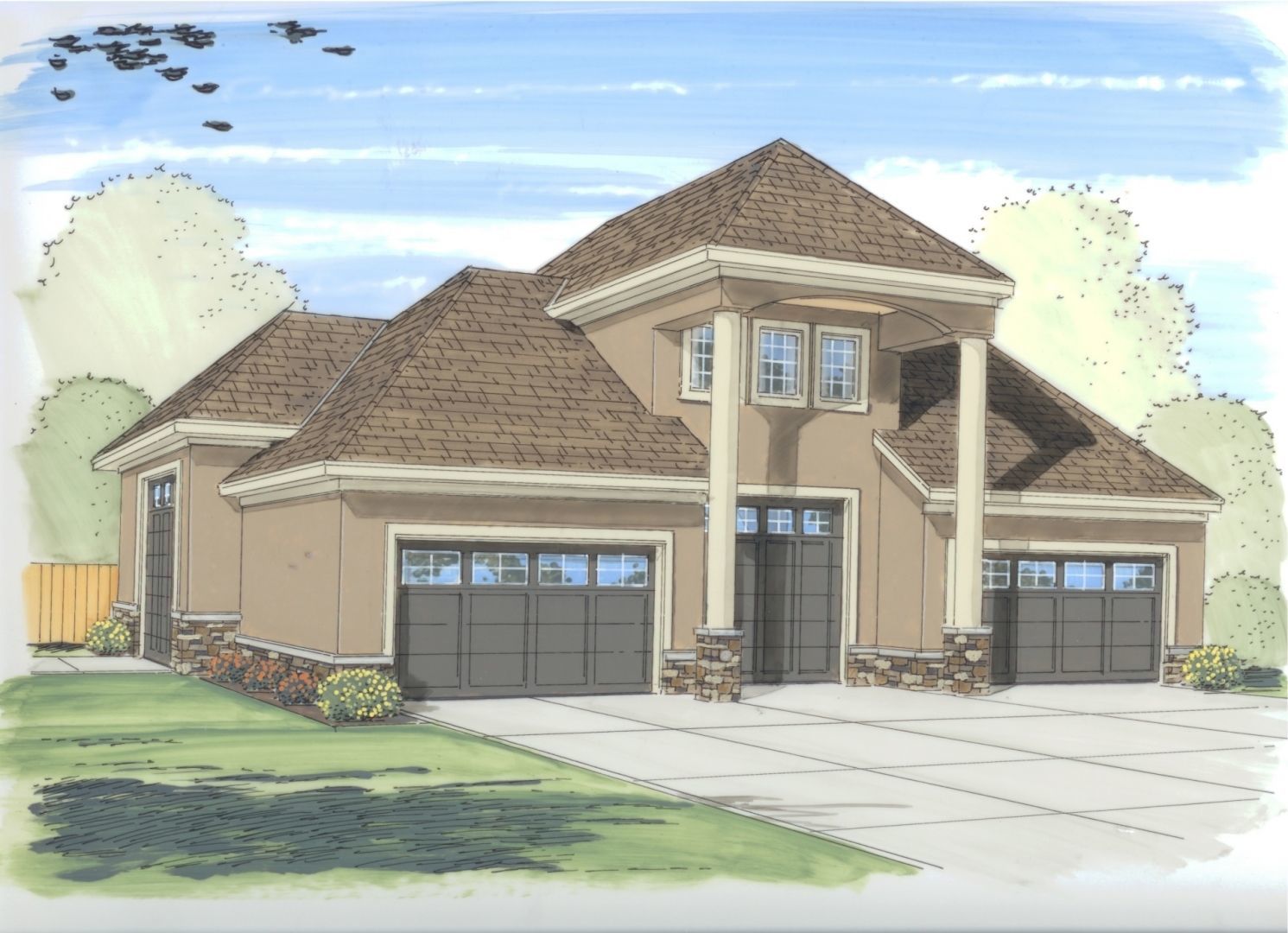 Contemporary Style Garage Plan | Drysdale