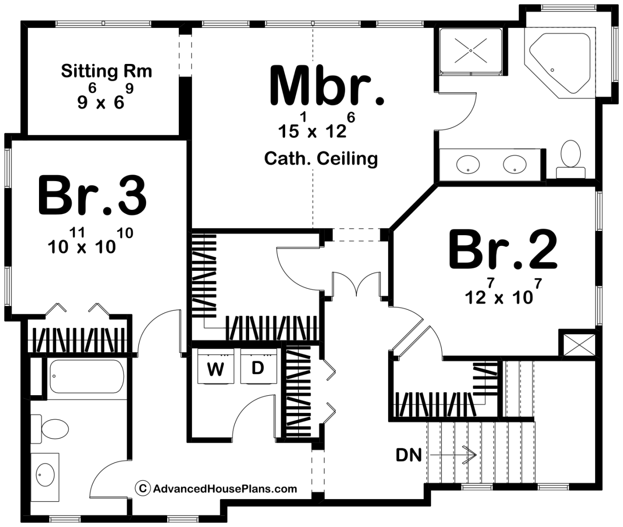 2 Story French Country