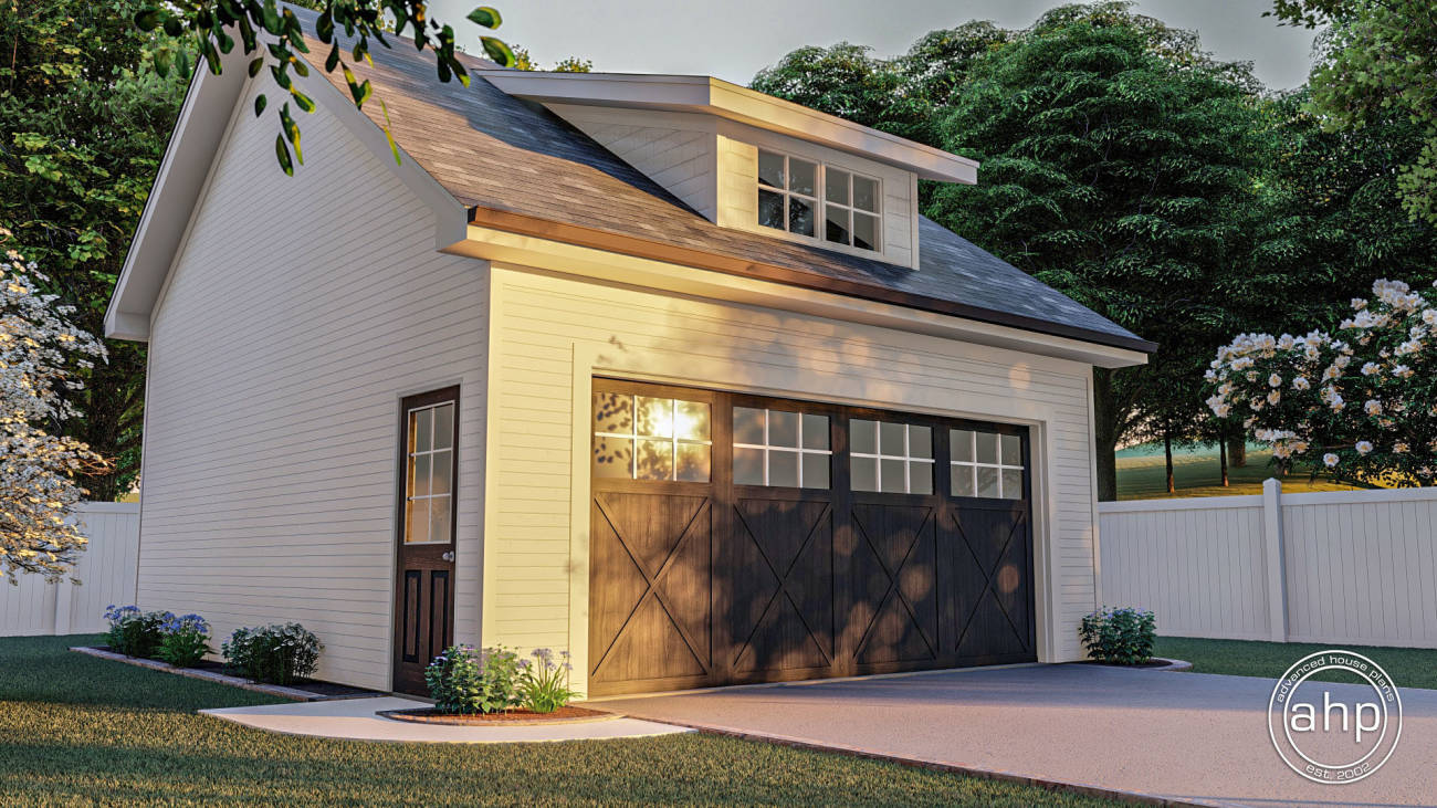 Picture Window With 2 Car Garage Additions Chic And Versatile: Garage