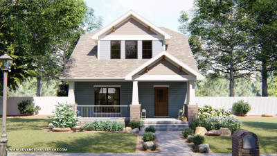 2 Story Craftsman Style House Plan | Read Cottage