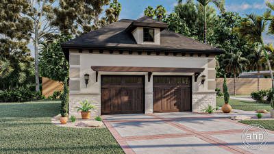 Mediterranean Style Garage Plan | Shelby