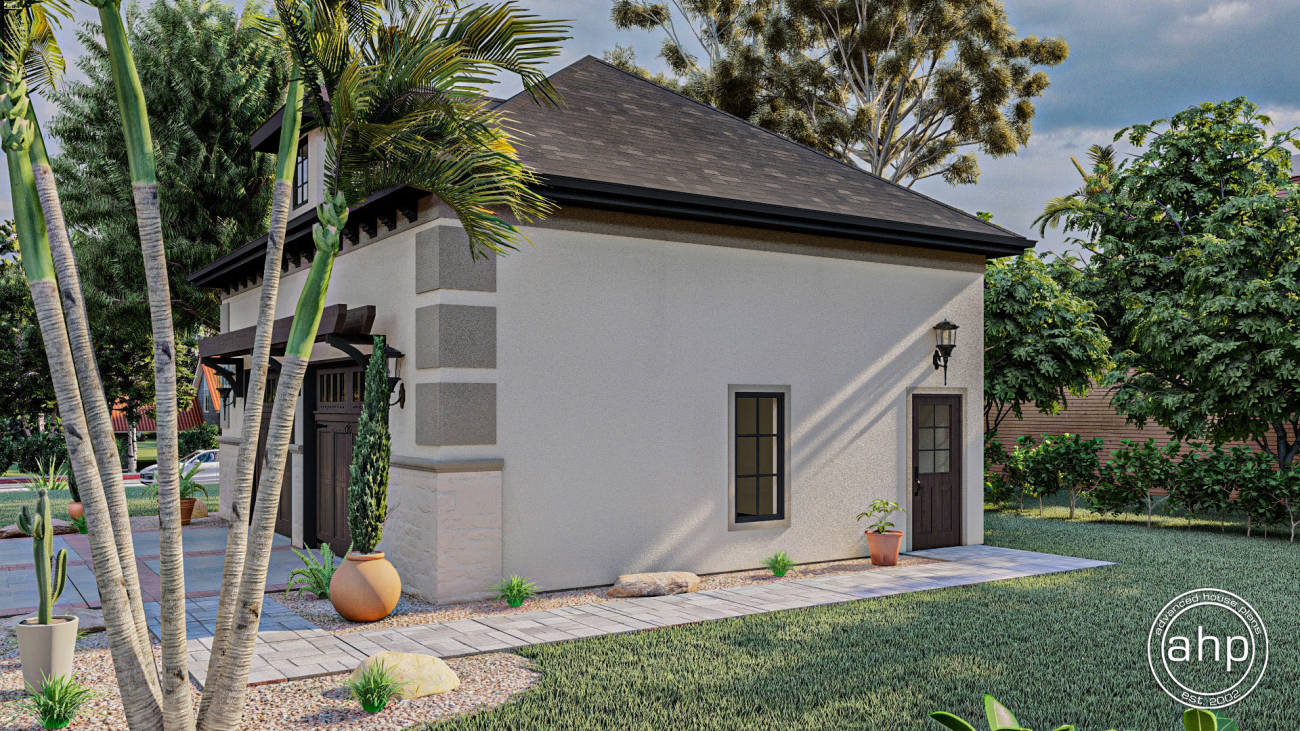 Mediterranean Style Garage Plan | Shelby