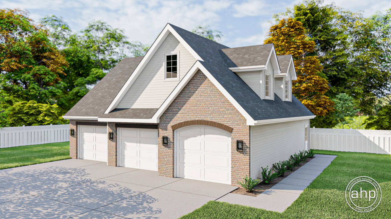 Traditional Garage Plan | Perry