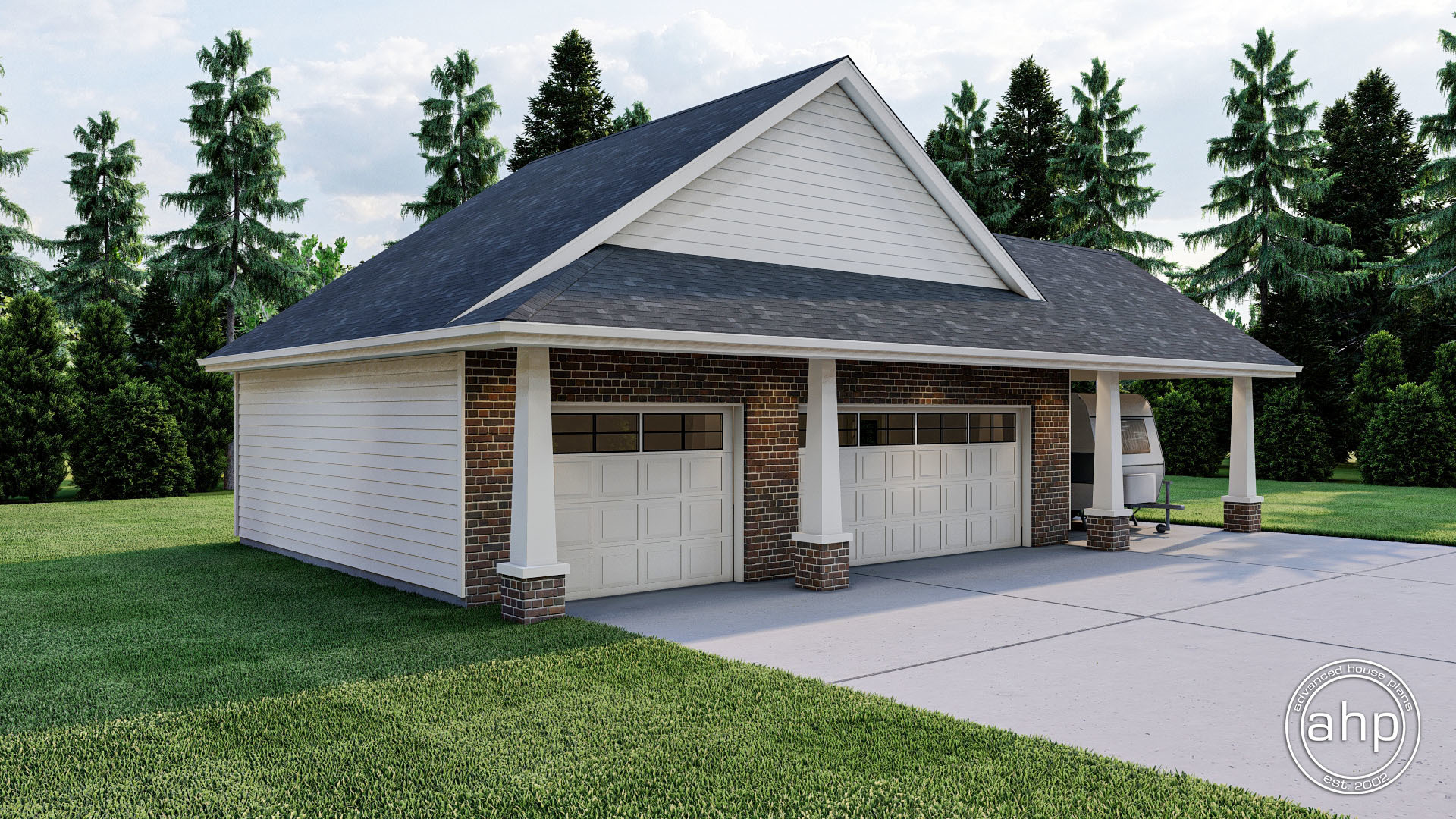 Craftsman Style Garage Plan | Armstrong