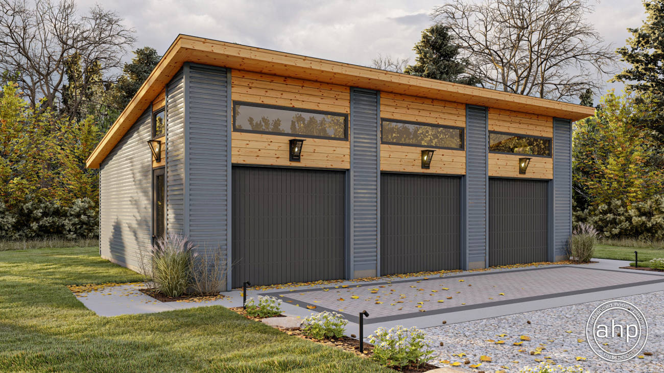 Modern Style Garage Plan | Hartley