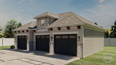 Mediterranean Style Garage Plan | Ackerman