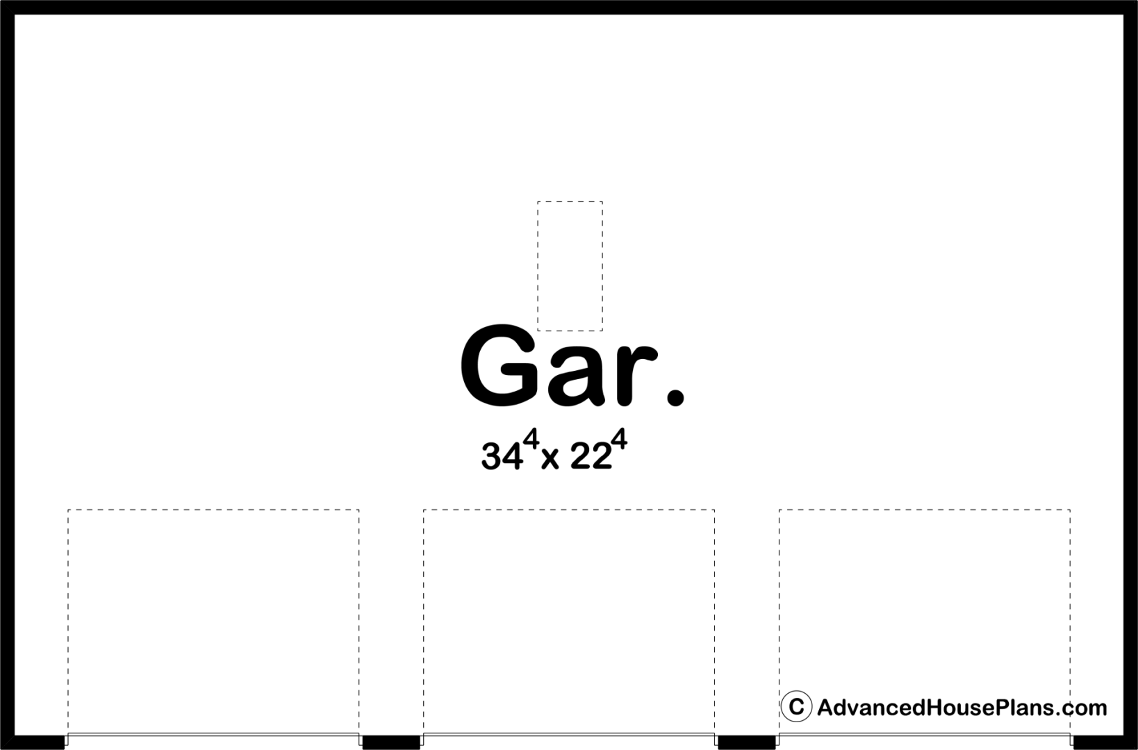 Traditional Garage Plan | Juhlin