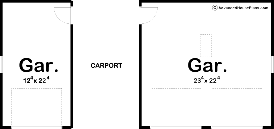 Traditional Garage Plan | Galloway