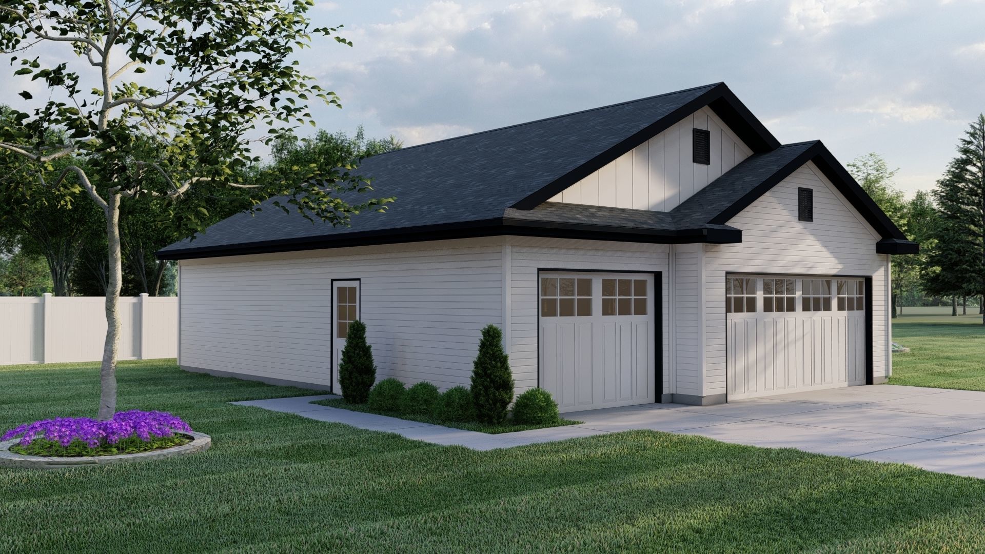 3 Car Garage Plan | Randall