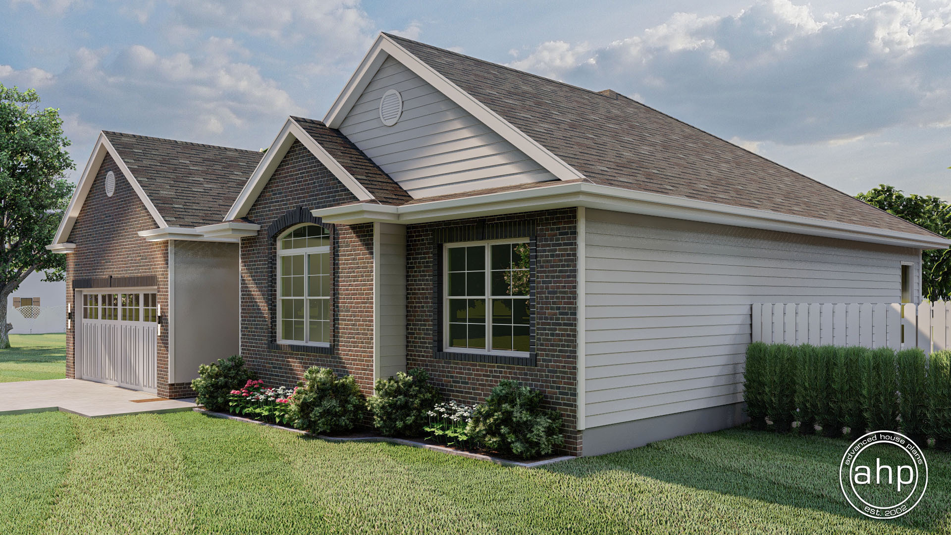 1 Story Traditional House Plan | Hadley