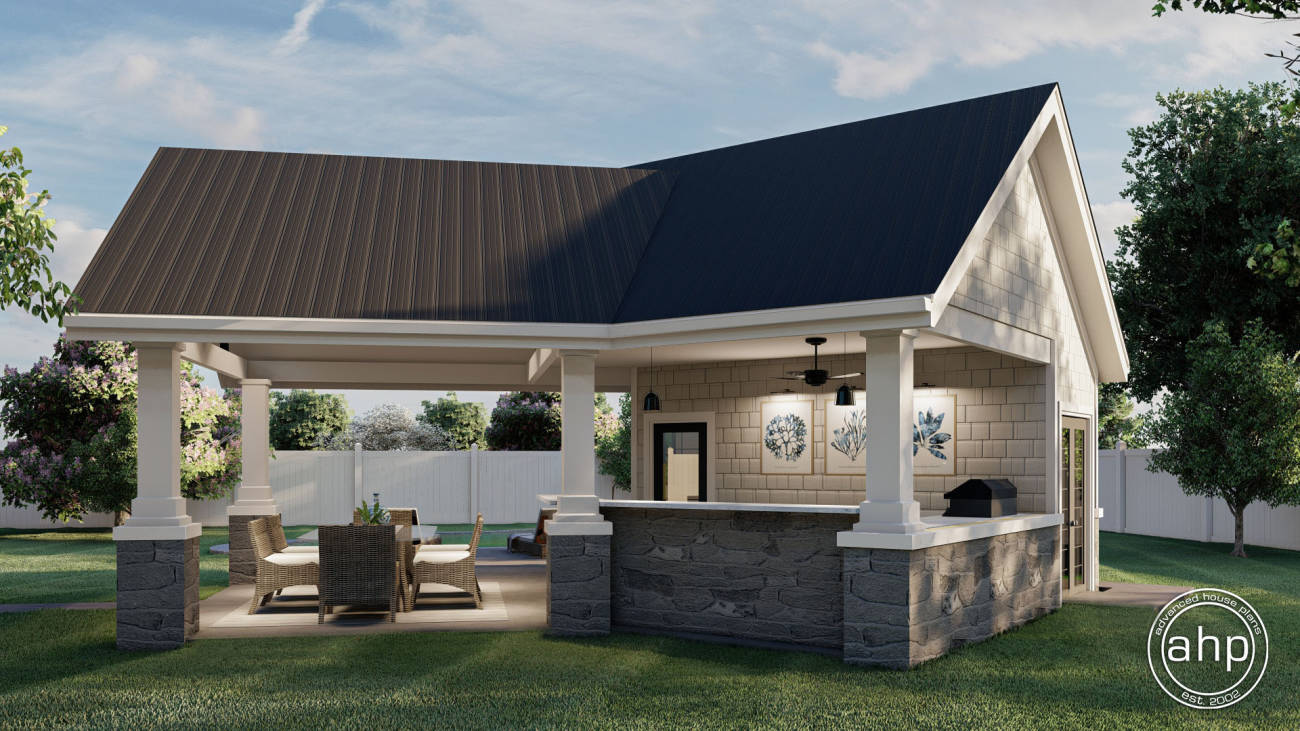 Pool House Plan Ivarson