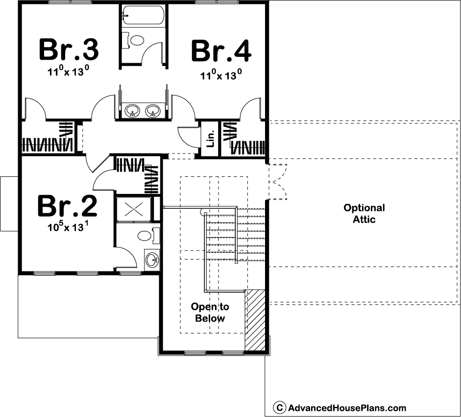 1.5 Story Tuscan House Plan | Primrose