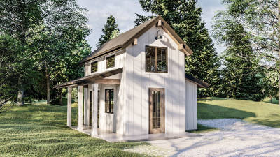 Modern Farmhouse Cabin Plan | Kristine