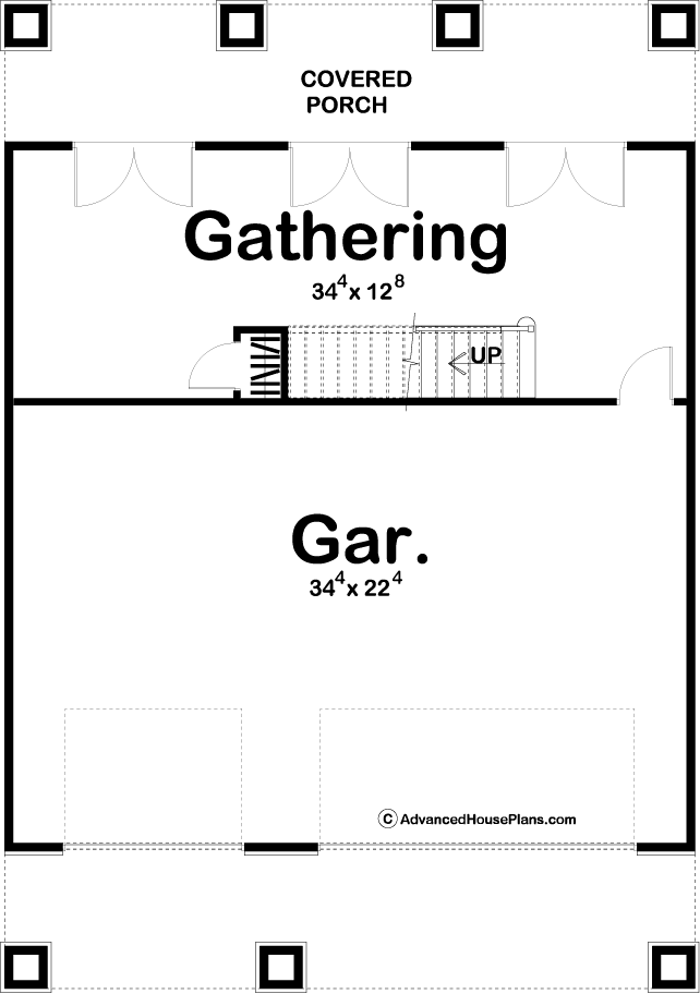 Traditional Style Apartment Garage | Manning
