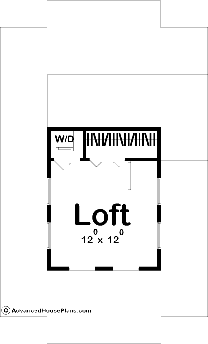 Coastal Style Tiny House House Plan | St. Thomas