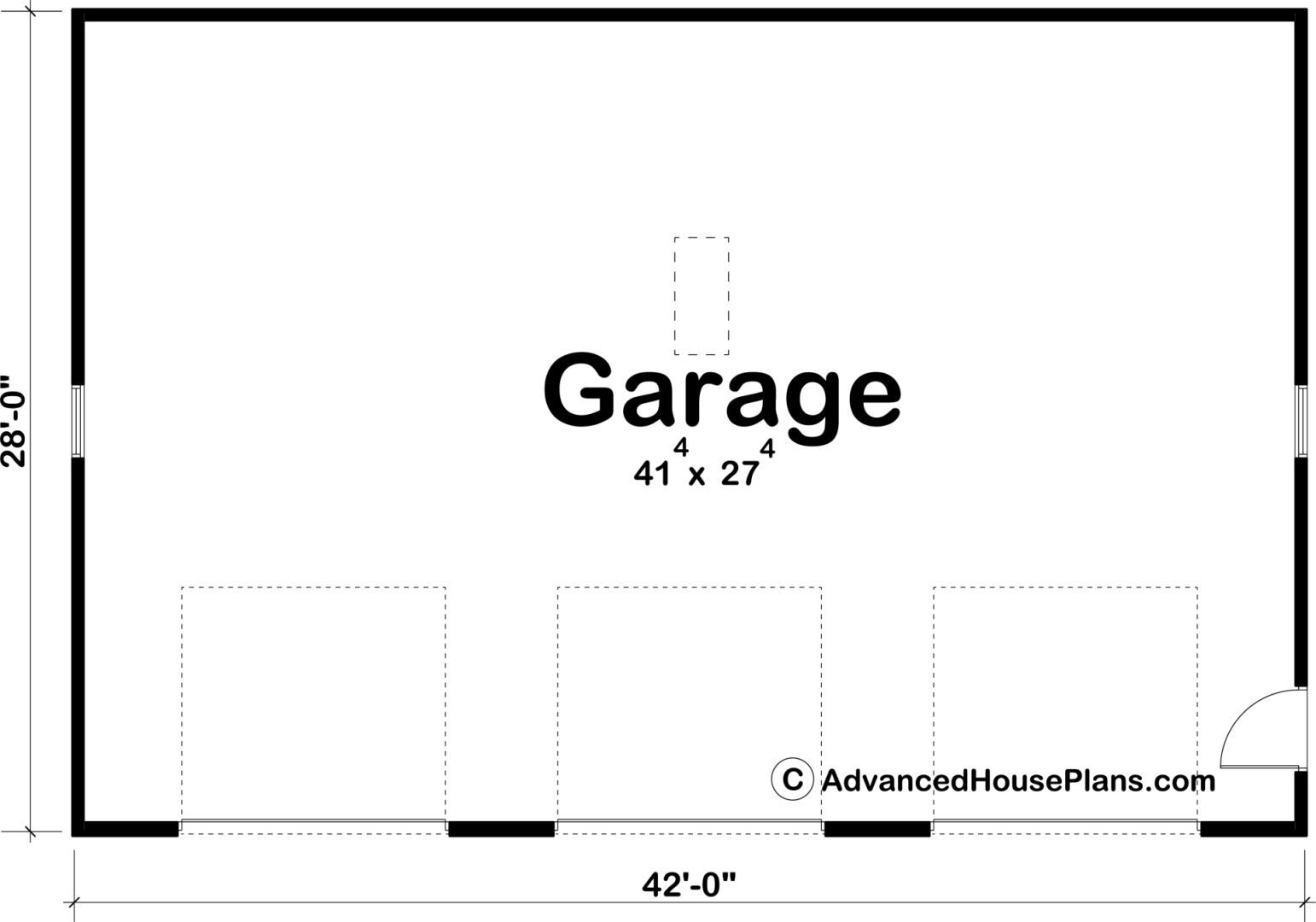 Traditional Style Garage Plan | McDaniel